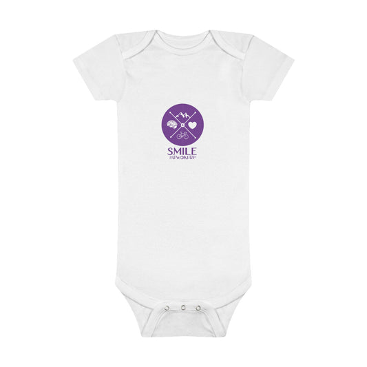 SMILE #UWokeUp | Organic Baby Bodysuit