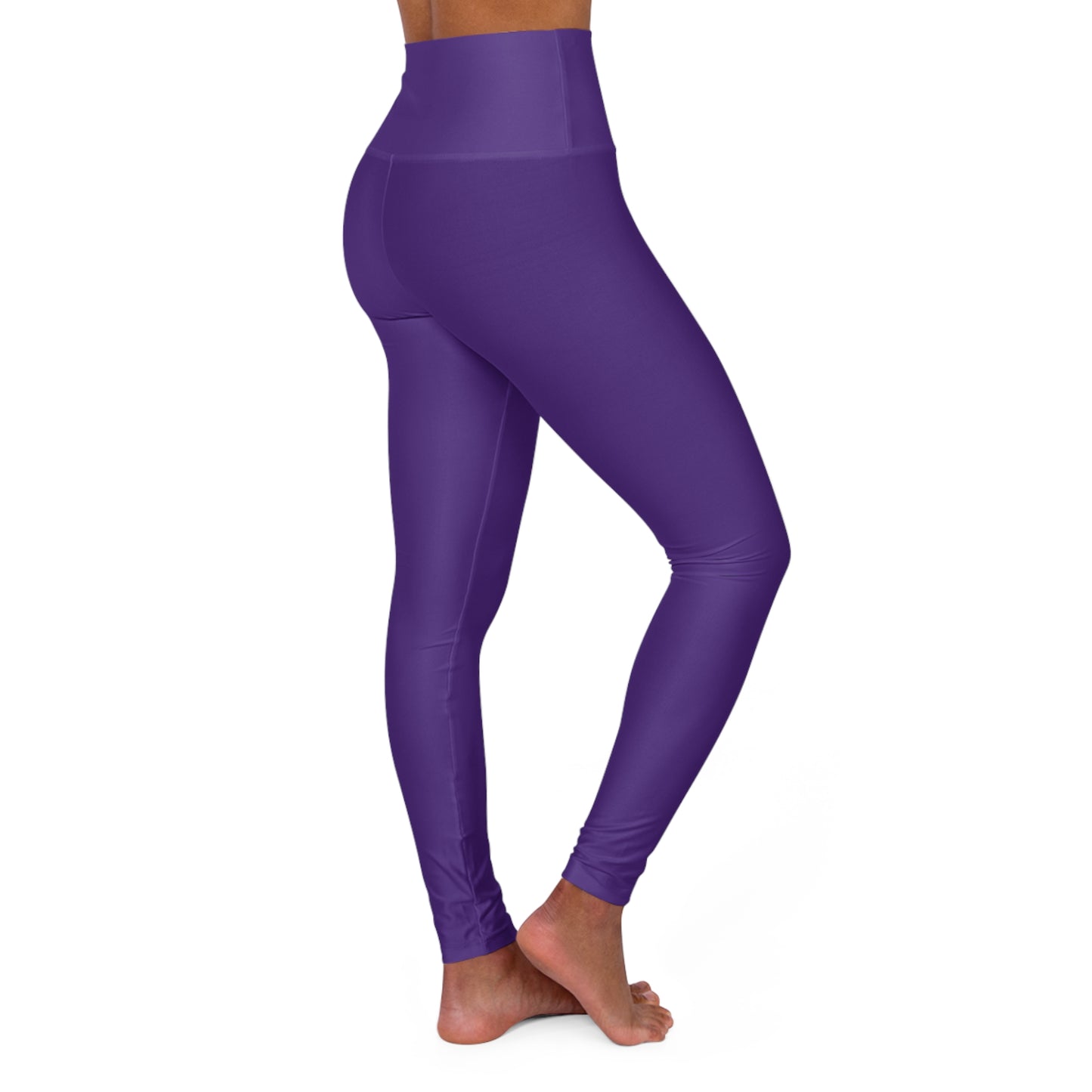 SMILE #UWokeUp | High Waist Purple Brain Athletic Pants