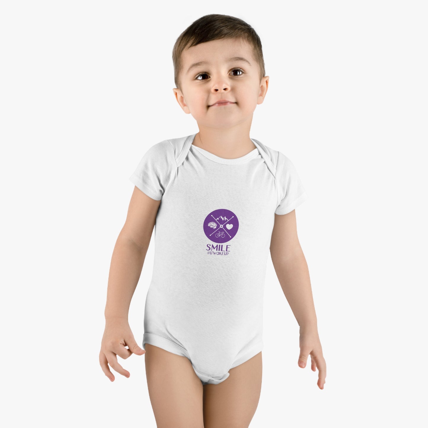 SMILE #UWokeUp | Organic Baby Bodysuit