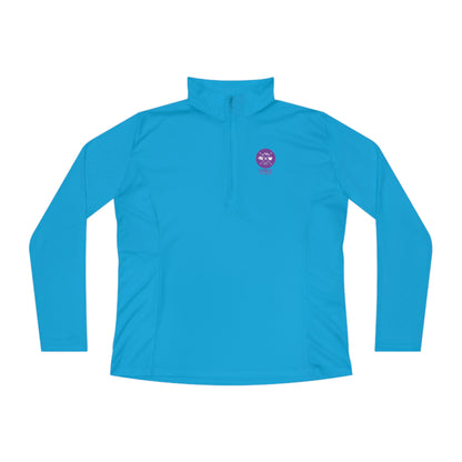 SMILE #UWokeUp | Women's Quarter-Zip Pullover