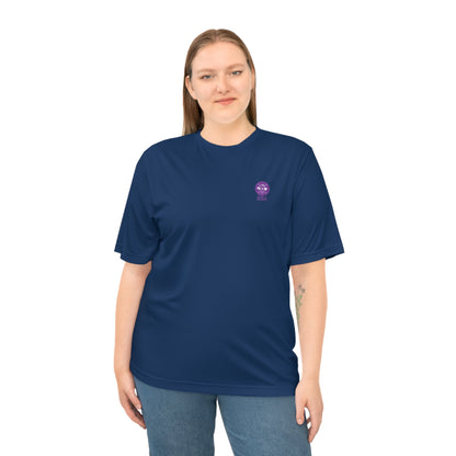 Traumatic Brain Injury Awareness Performance T‑Shirt — “SMILE #UWOKEUP”
