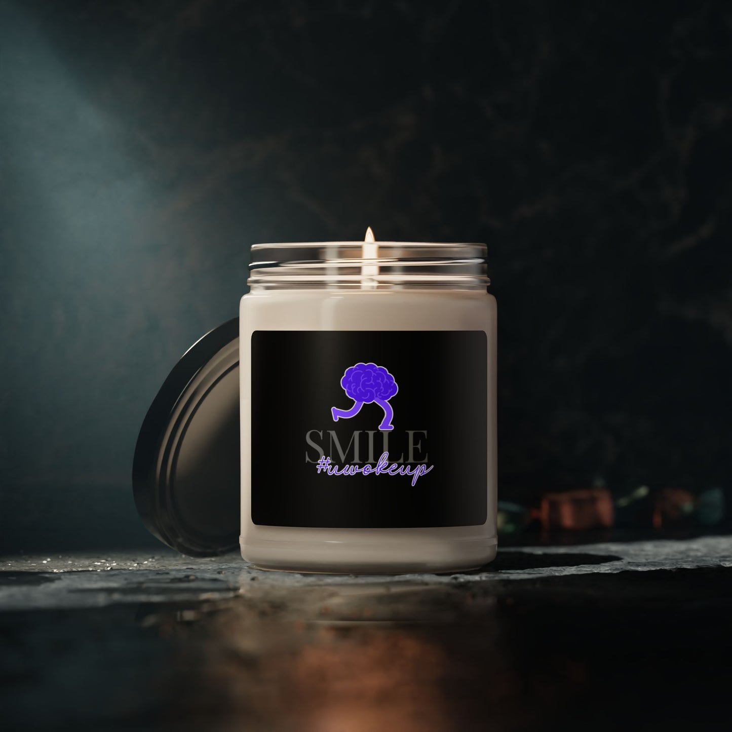 SMILE #UWokeUp | Scented Soy Candle, 9oz