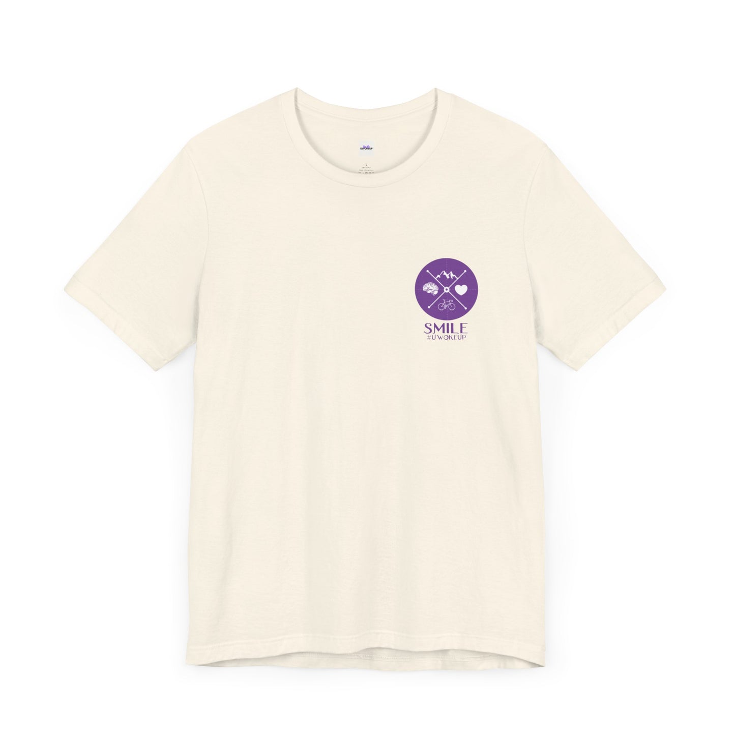 SMILE #UWokeUp | Jersey Short Sleeve Tee