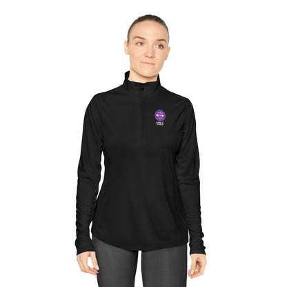 SMILE #UWokeUp | Women's Quarter-Zip Pullover