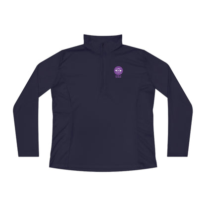 SMILE #UWokeUp | Women's Quarter-Zip Pullover