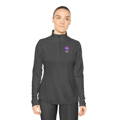 SMILE #UWokeUp | Women's Quarter-Zip Pullover