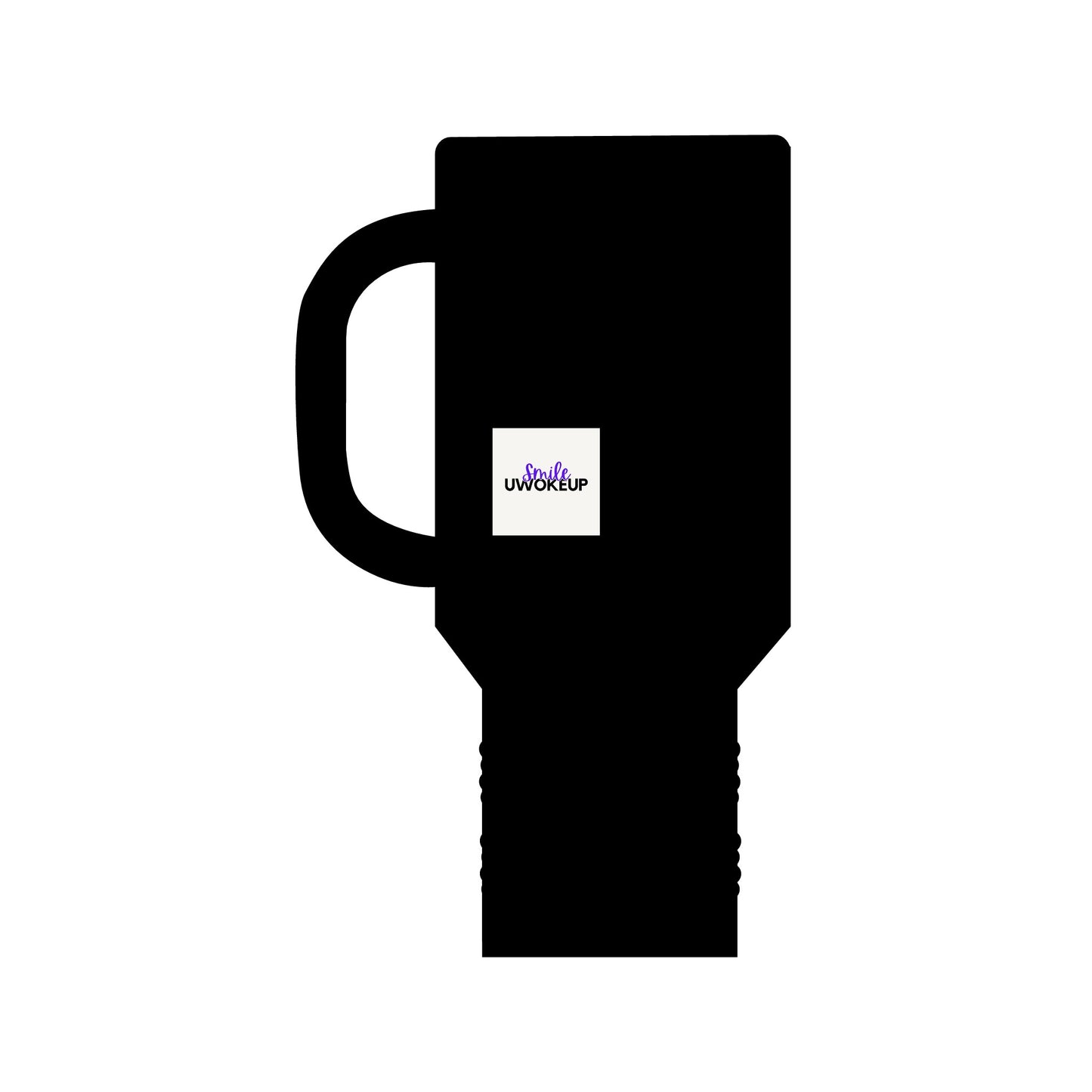 SMILE #UWokeUp | Insulated Travel Mug (40oz)