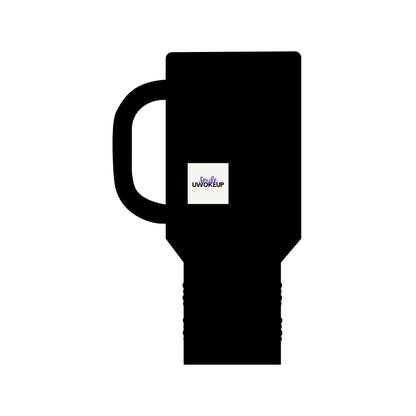 SMILE #UWokeUp | Insulated Travel Mug (40oz)