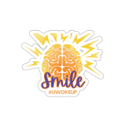 SMILE #UWokeUp | Kiss-Cut Stickers