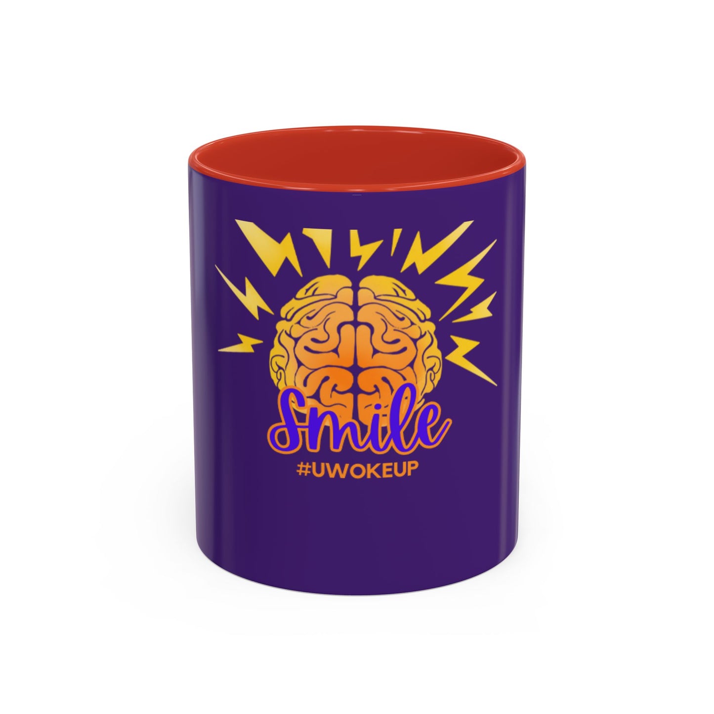 SMILE #UWokeUp | Morning Shine mug, 11oz