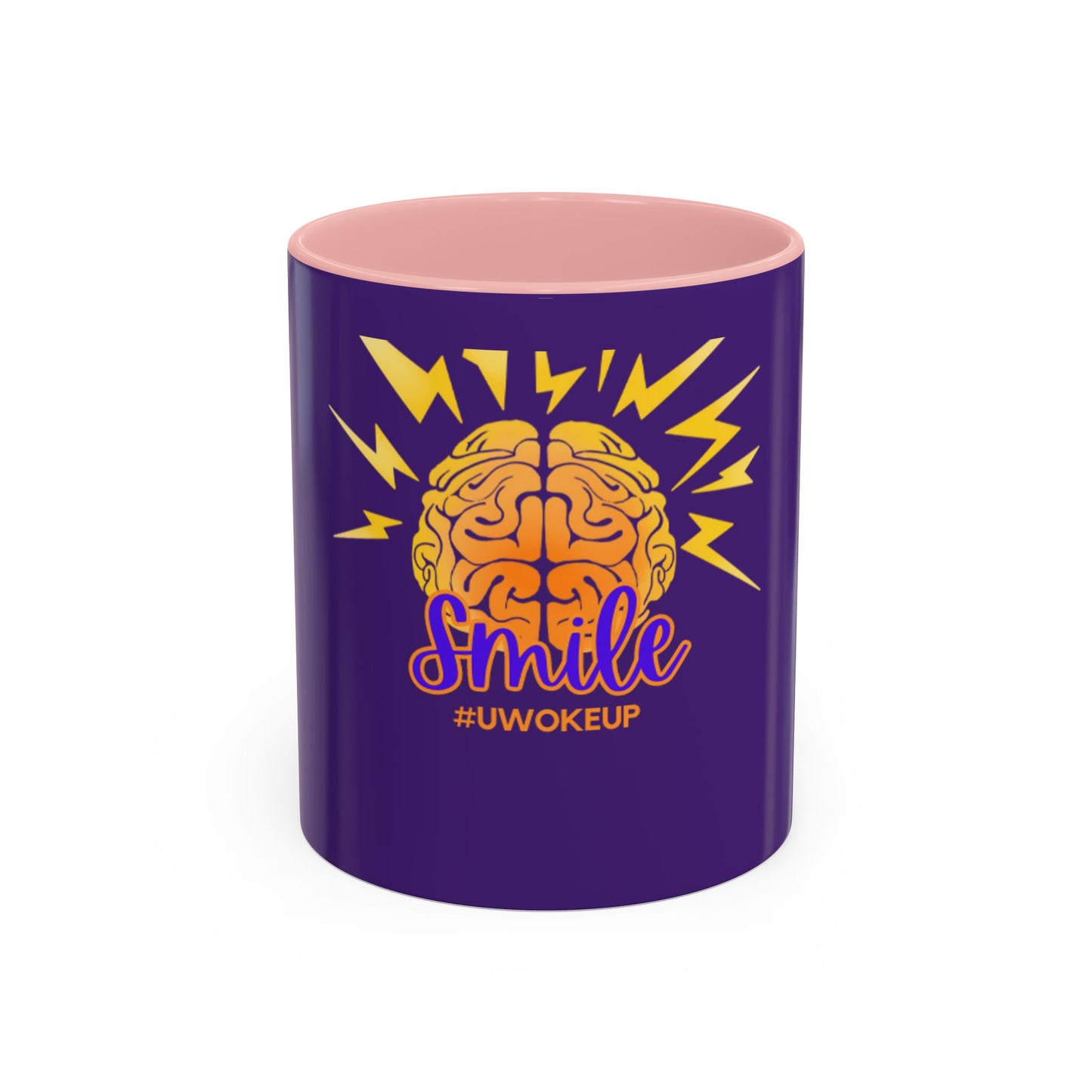 SMILE #UWokeUp | Morning Shine mug, 11oz