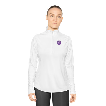 SMILE #UWokeUp | Women's Quarter-Zip Pullover