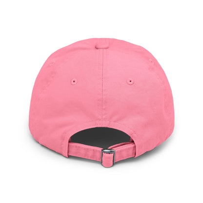 SMILE #UWokeUp Distressed Ball Cap