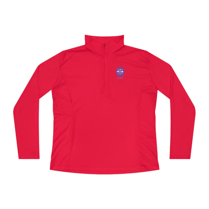 SMILE #UWokeUp | Women's Quarter-Zip Pullover