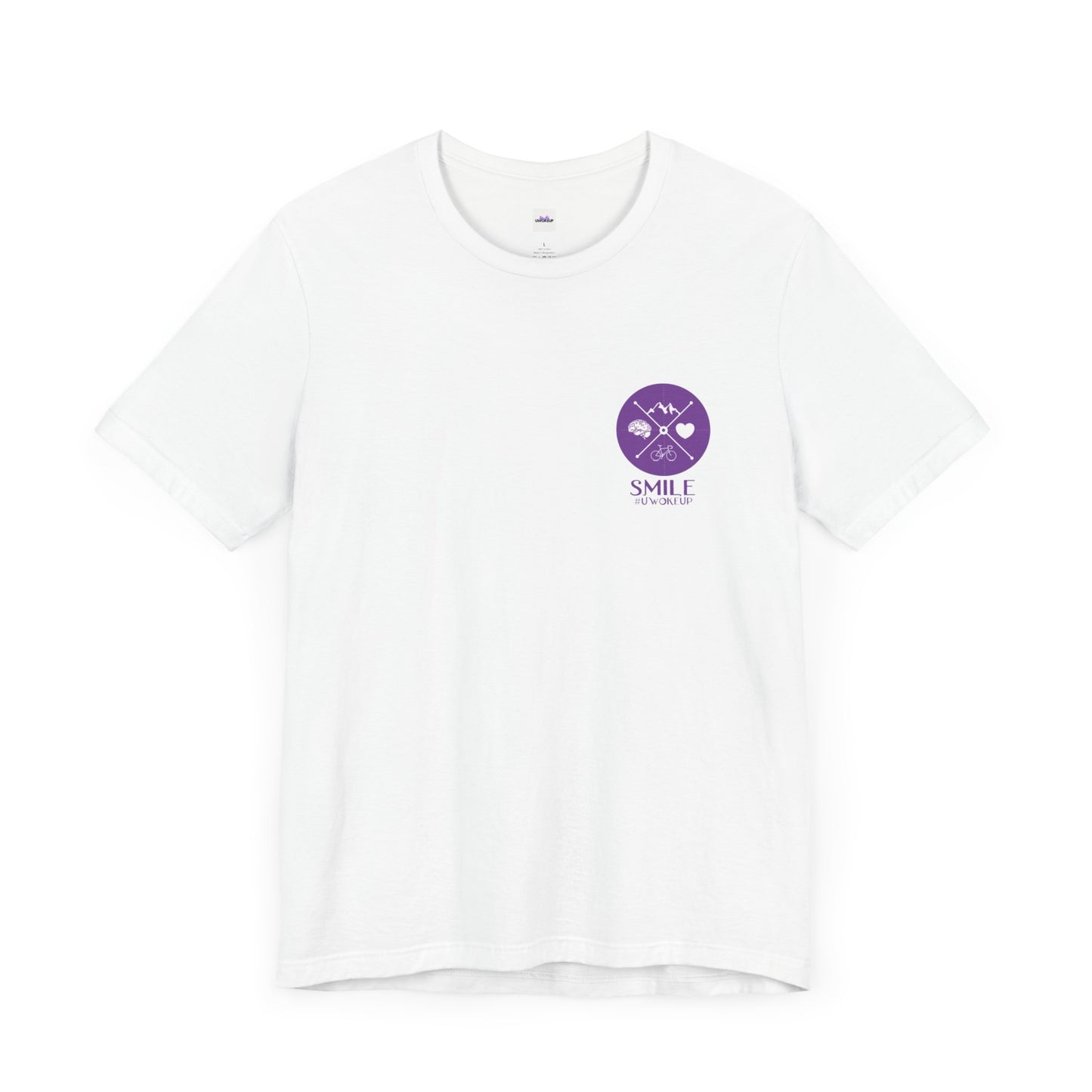 SMILE #UWokeUp | Jersey Short Sleeve Tee