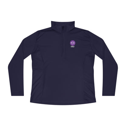 SMILE #UWokeUp | Women's Quarter-Zip Pullover