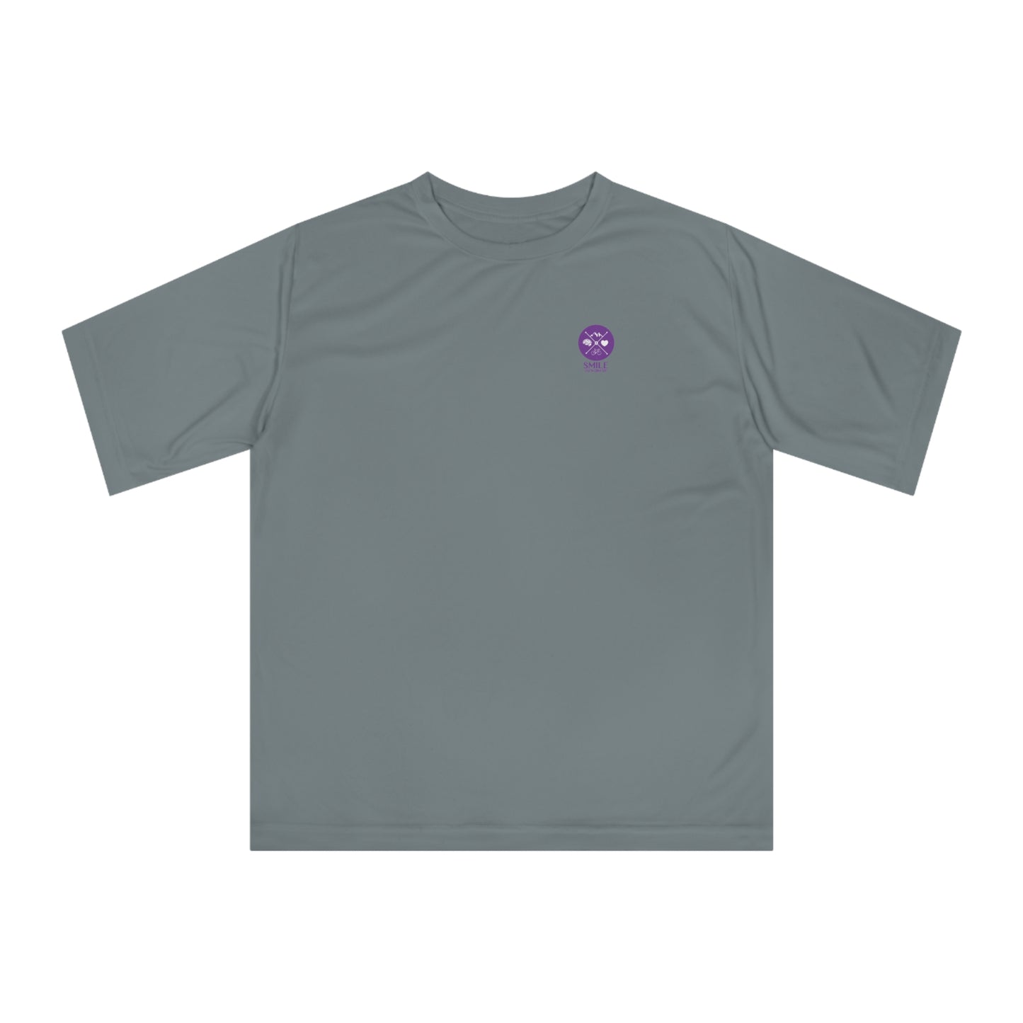 Traumatic Brain Injury Awareness Performance T‑Shirt — “SMILE #UWOKEUP”