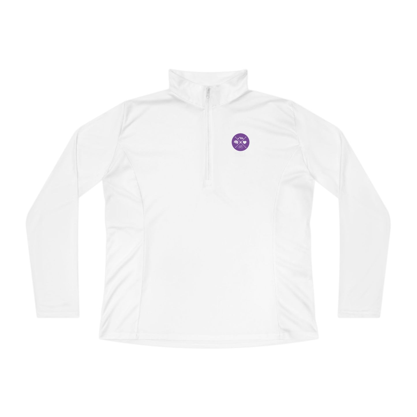 SMILE #UWokeUp | Women's Quarter-Zip Pullover
