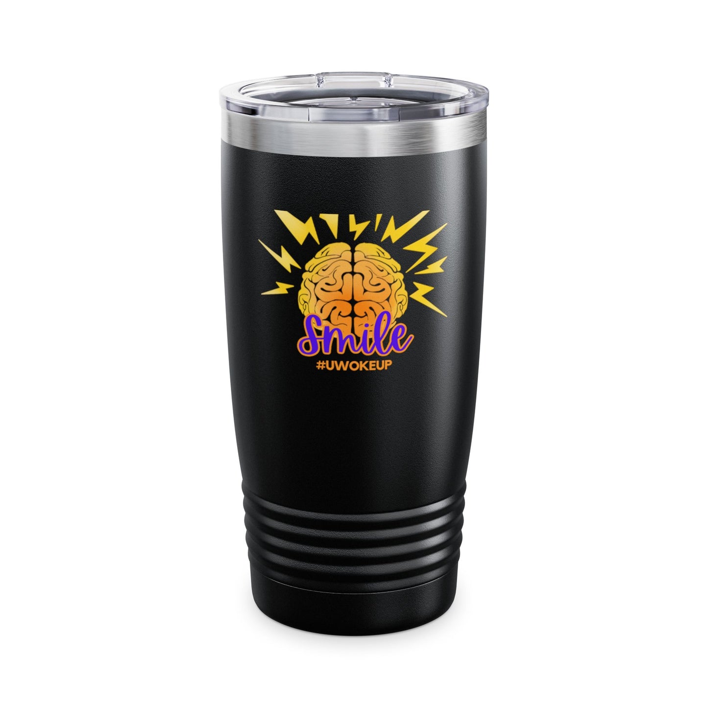 SMILE #UWokeUp | Ringneck Tumbler, 20oz