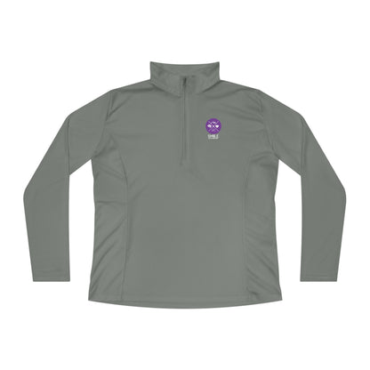 SMILE #UWokeUp | Women's Quarter-Zip Pullover