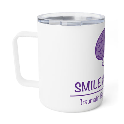 SMILE #UWokeUp | Insulated Coffee Mug — 10oz Travel Tumbler