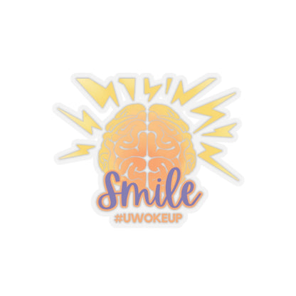 SMILE #UWokeUp | Kiss-Cut Stickers