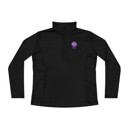 SMILE #UWokeUp | Women's Quarter-Zip Pullover