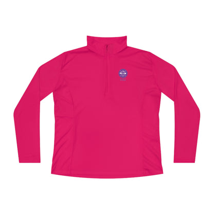SMILE #UWokeUp | Women's Quarter-Zip Pullover