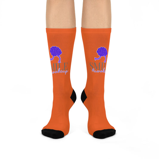 SMILE #UWokeUp | Cushioned Crew Socks