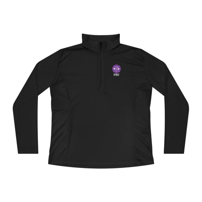 SMILE #UWokeUp | Women's Quarter-Zip Pullover
