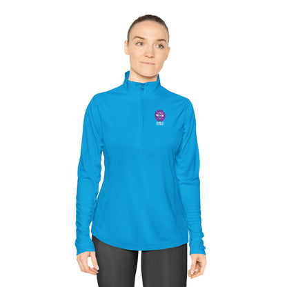 SMILE #UWokeUp | Women's Quarter-Zip Pullover
