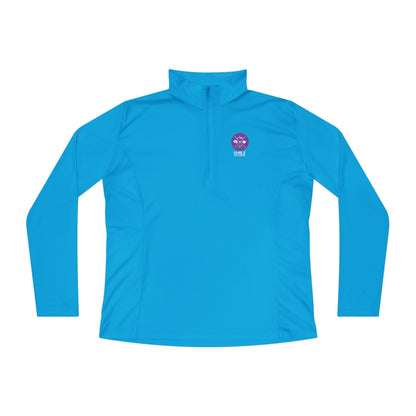 SMILE #UWokeUp | Women's Quarter-Zip Pullover