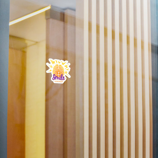 SMILE #UWokeUp | Kiss-Cut Vinyl Decals