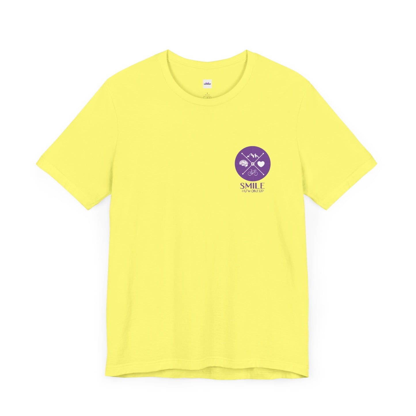 SMILE #UWokeUp | Jersey Short Sleeve Tee