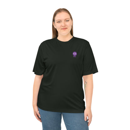Traumatic Brain Injury Awareness Performance T‑Shirt — “SMILE #UWOKEUP”