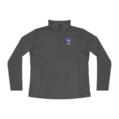 SMILE #UWokeUp | Women's Quarter-Zip Pullover