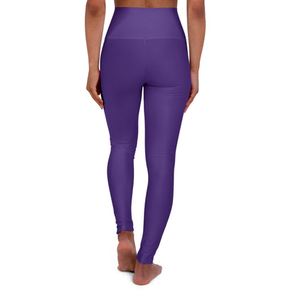 SMILE #UWokeUp | High Waist Purple Brain Athletic Pants