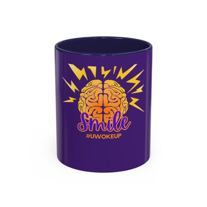 SMILE #UWokeUp | Morning Shine mug, 11oz
