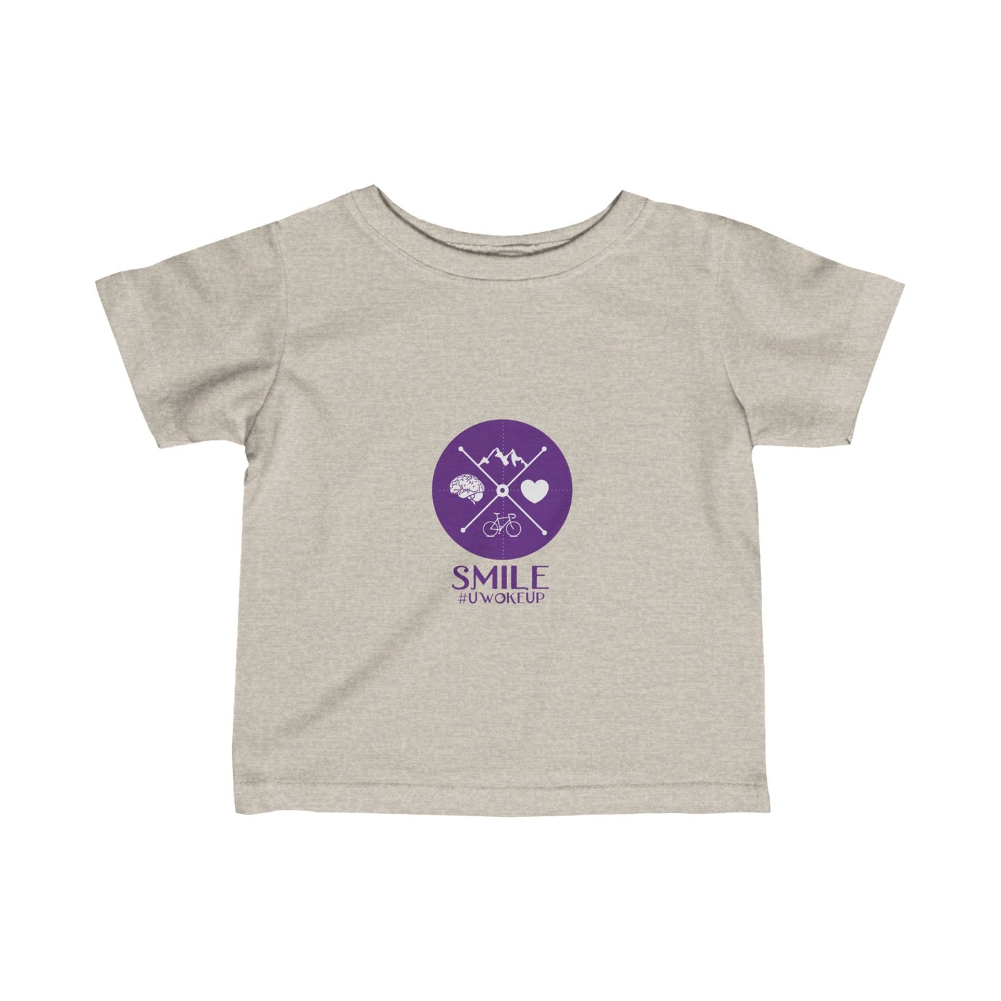 SMILE #UWokeUp | Infant Fine Jersey Tee