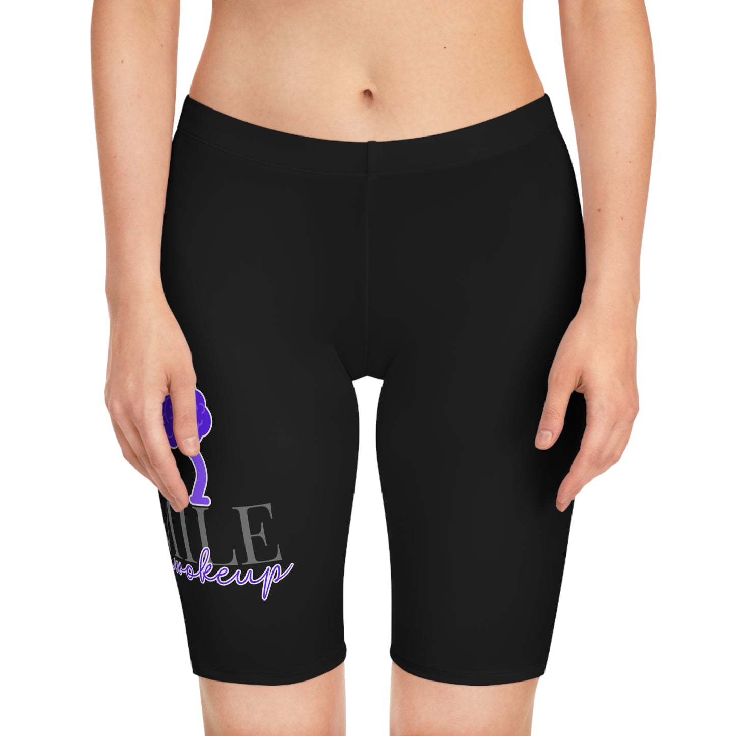 SMILE #UWokeUp | Women's Bike Shorts