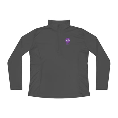SMILE #UWokeUp | Women's Quarter-Zip Pullover
