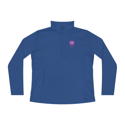SMILE #UWokeUp | Women's Quarter-Zip Pullover