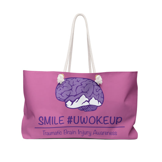 SMILE #UWokeUp | Brain Love Tote Bag